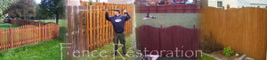 Fence restoration and cleaning